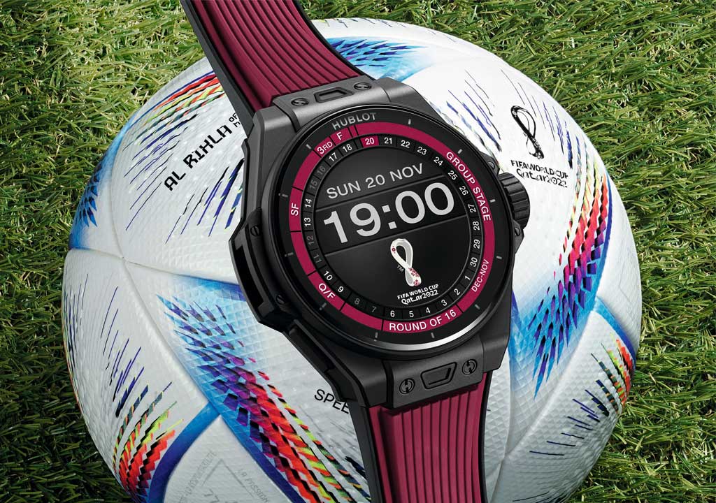 Hublot Big Bang e FIFA World Cup Qatar 2022, el smartwatch para futbolistas.