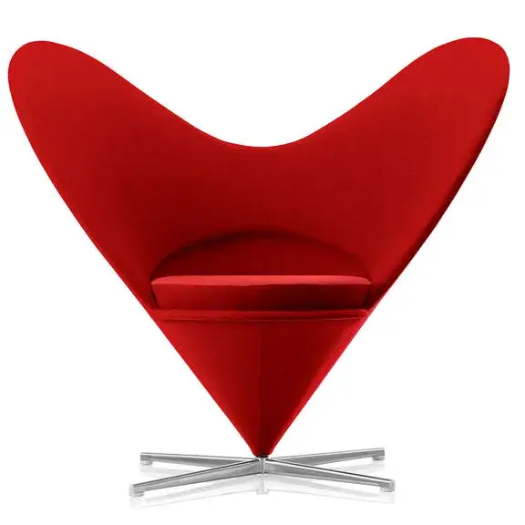 Heart Cone chair de Verner Panton (Vitra)