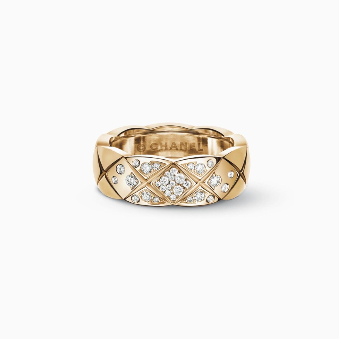 Anillo Chanel Coco Crush S de oro beige con diamantes | Joyería RABAT |  P109900264-13