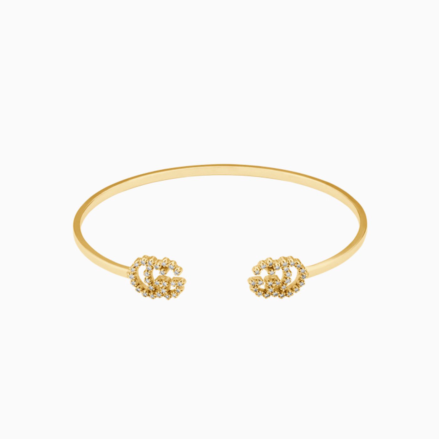 Gucci GG Running bracelet in yellow gold with diamonds | RABAT Jewels |  Ref. P029100669