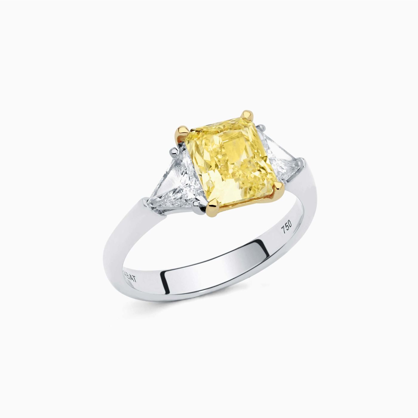 Anillo Solitario de oro blanco con diamante central colección RABAT RED  CARPET|Joyería RABAT|P555520575-13