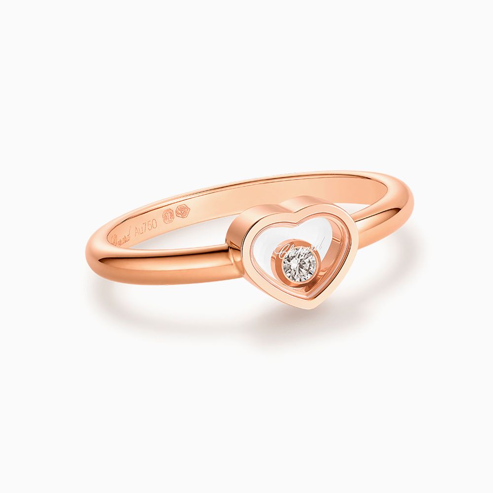 Chopard My Happy Hearts Ring with white diamond