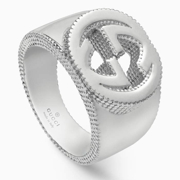 Gucci ring in stering silver