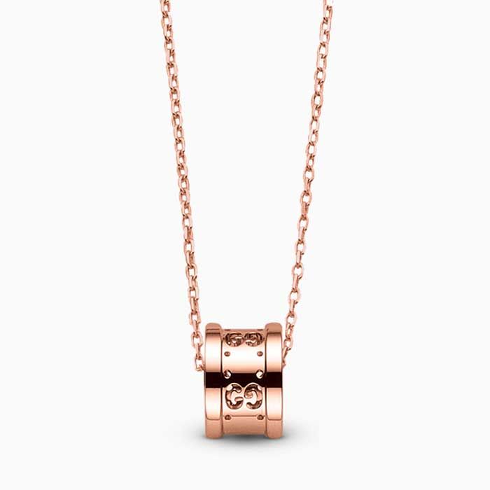 Gucci necklace in rose gold