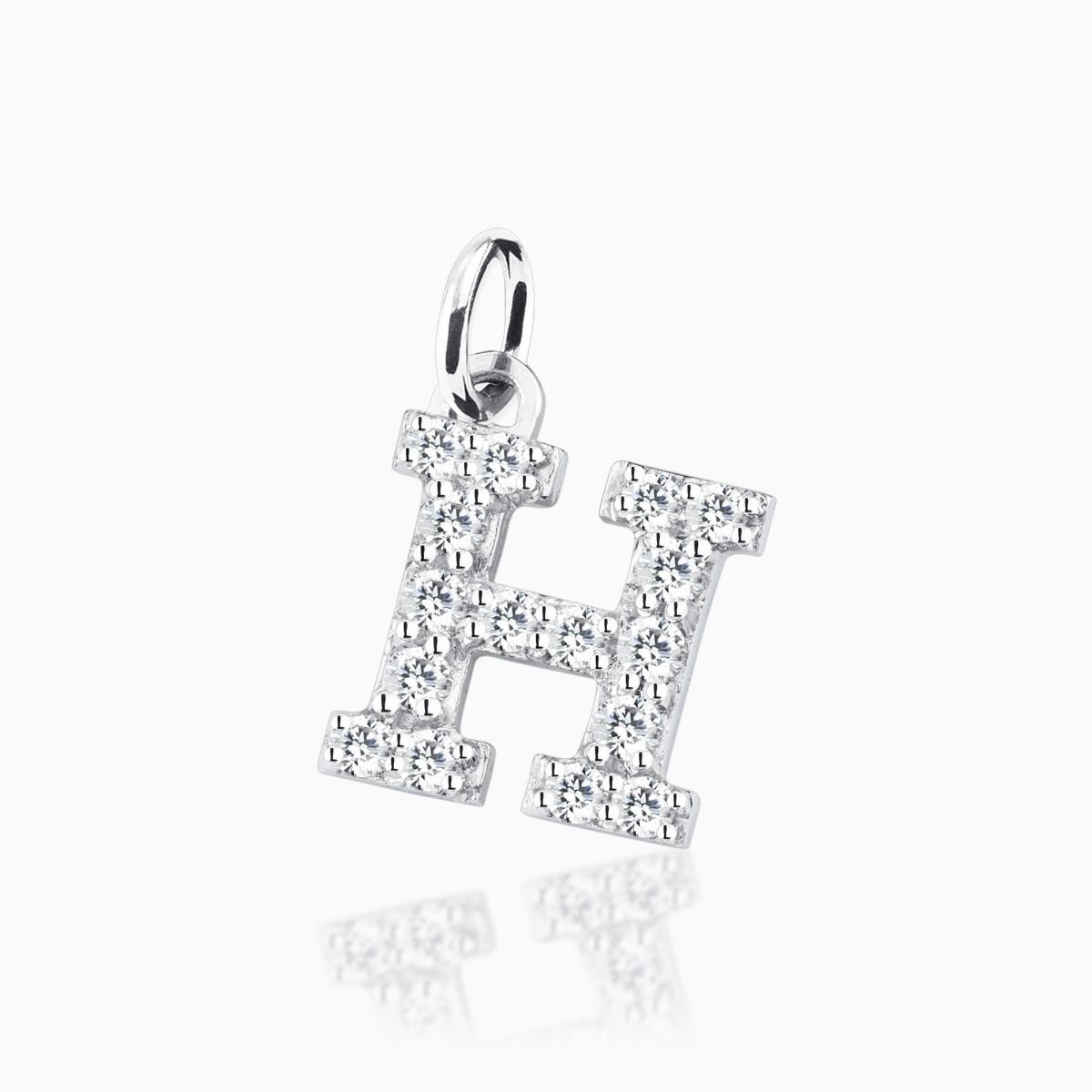 Letter H pave setting