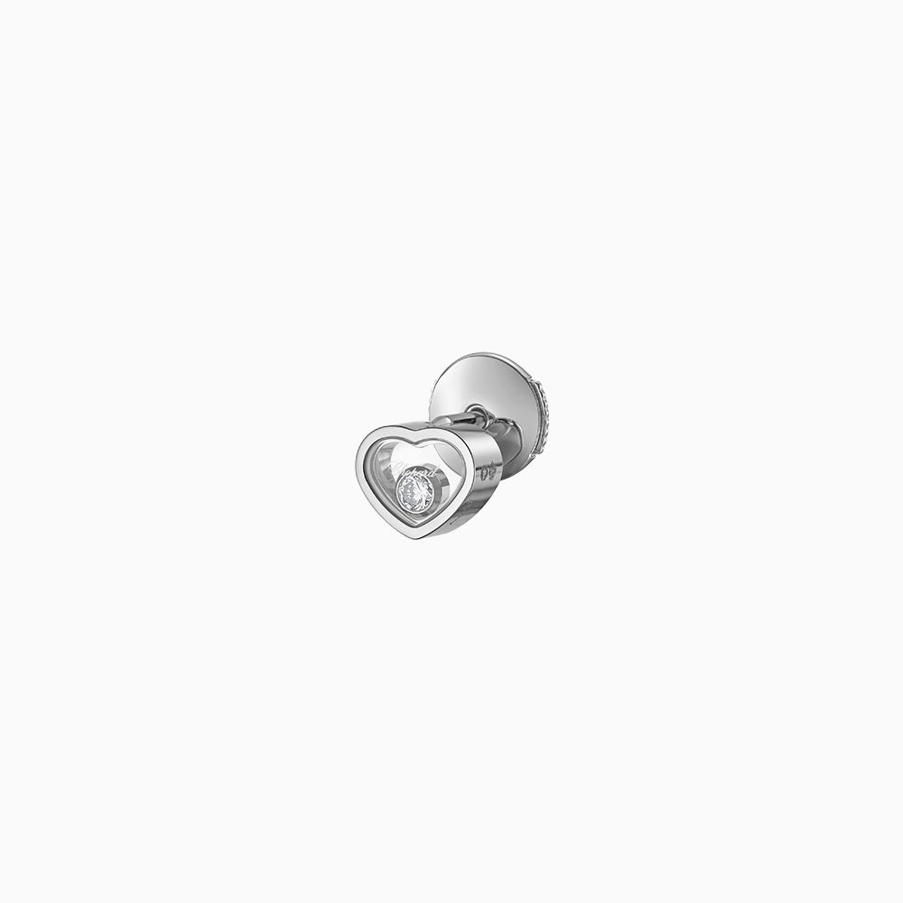 Chopard My Happy Hearts 1/2 Earring with white diamond