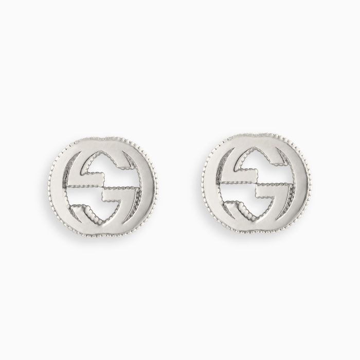 Gucci stud earrings in sterling silver