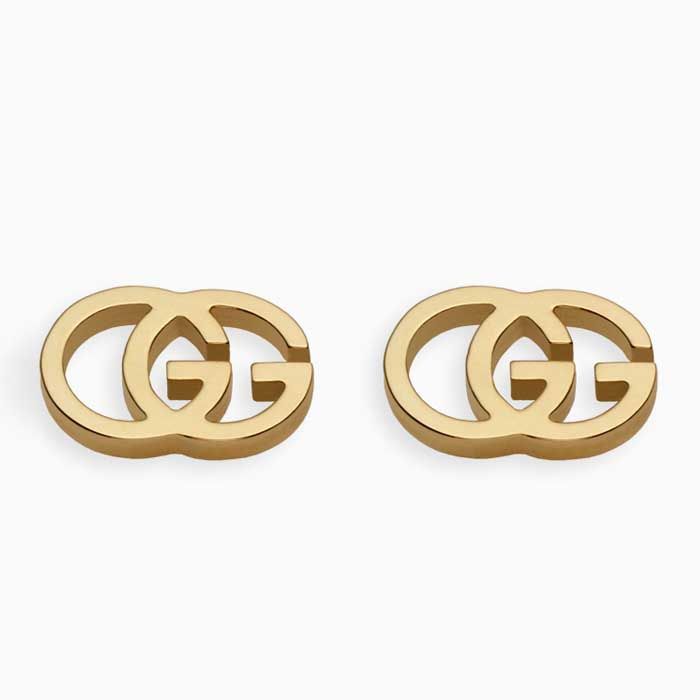 Gucci stud earrings in yellow gold